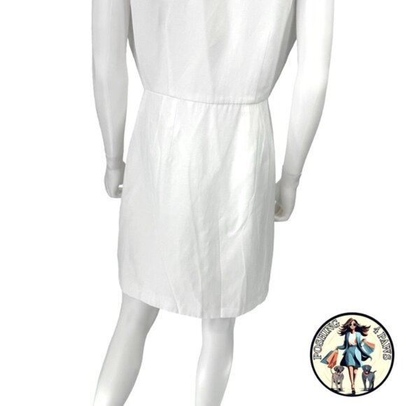 Tuckernuck | White Leighton Sleeveless Linen Blend Mini Dress Size XXL - Picture 8 of 9